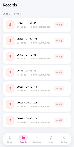 Noise Recorder - Decibel Meter screenshot 2
