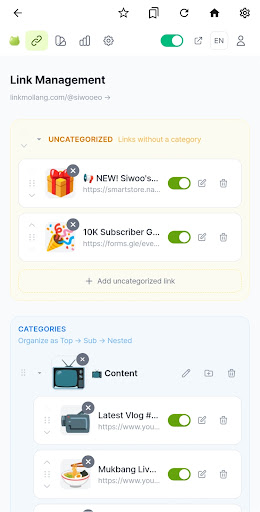 LinkMollang - All Your Links screenshot 1