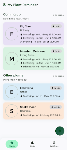 My Plant Reminder - Watering screenshot 1