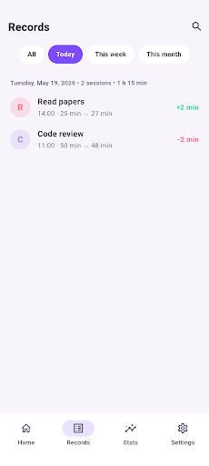 My Own Pomodoro: Focus Timer screenshot 2