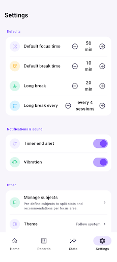 My Own Pomodoro: Focus Timer screenshot 4