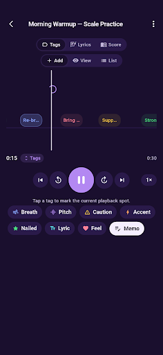 Vocal Recorder - Sing & Notes screenshot 3