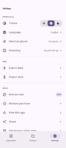 CalcNote: Calc Log & Folders screenshot 4