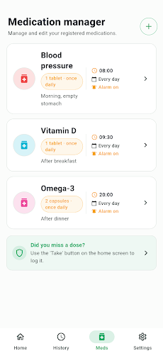 Photo Med Tracker - Med Alarm screenshot 3