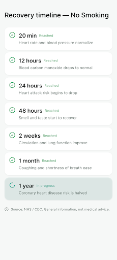 QuitDay: Quit Smoking & Drink screenshot 2