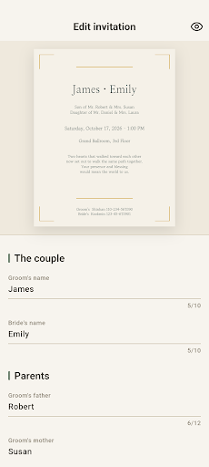 Wedding Card Maker screenshot 4