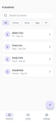 CoachNote: Client Session Log screenshot 1