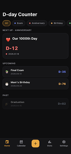 D-day Counter - Countdowns screenshot 1