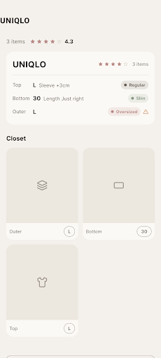 FitVault - Size & Fit Tracker screenshot 3