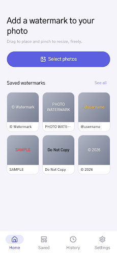 Photo Watermark: Logo & Text screenshot 1