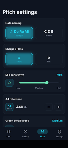 PitchVox - Vocal Pitch Monitor screenshot 4