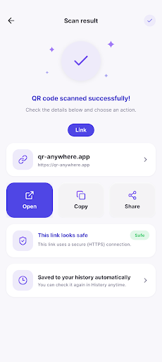 QR Anywhere - Scan & QR Maker screenshot 4