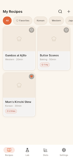 Reciplab - Recipe Keeper & Lab screenshot 1
