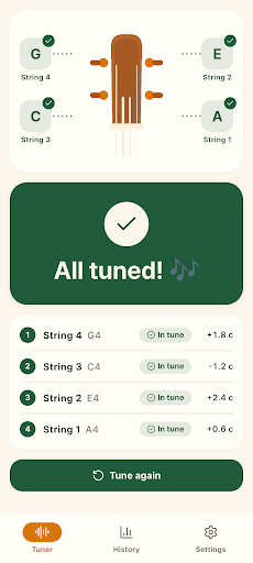 Easy Ukulele Tuner Pitch Meter screenshot 4