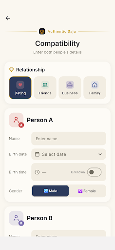 Four Pillars Match – BaZi screenshot 2