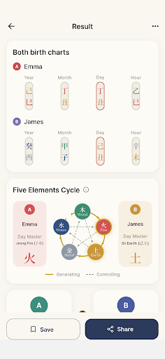 Four Pillars Match – BaZi screenshot 3