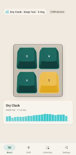 Keyclack: Keycap Typing ASMR screenshot 1