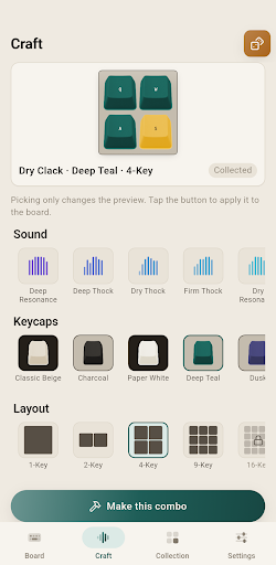 Keyclack: Keycap Typing ASMR screenshot 2